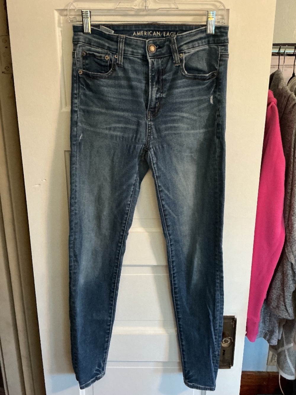 American Eagle Hi-Rise Distressed Jegging Jeans Size